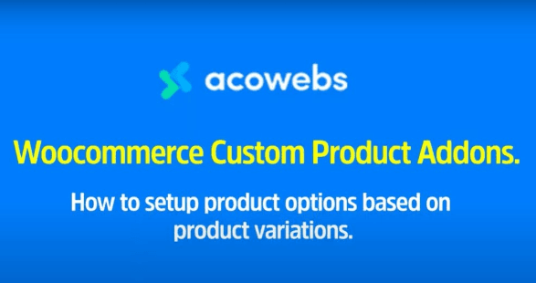 Woocommerce Custom Product Addons (5.x.x)