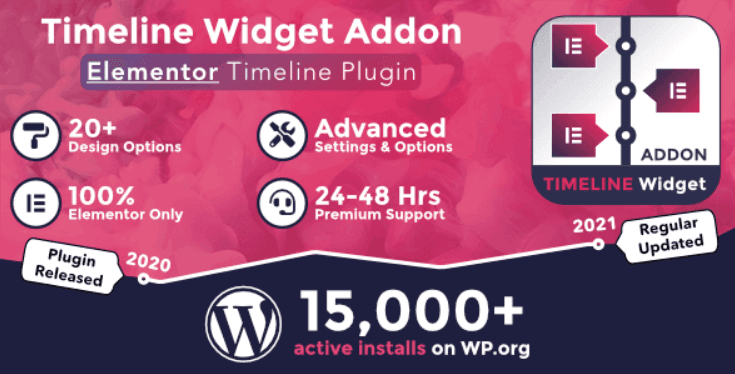 Timeline Widget Pro For Elementor