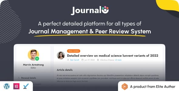 Journal management and Peer review system